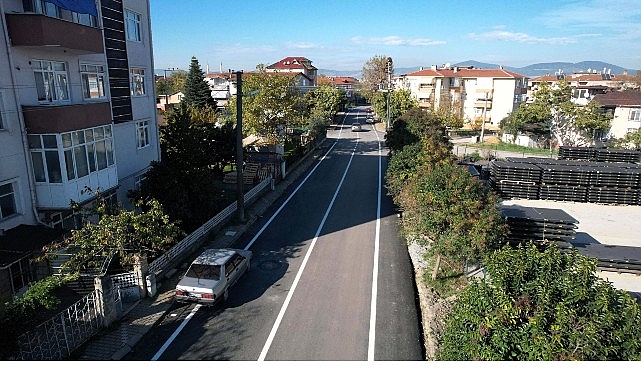 Gölcük Bilgin Caddesi yeni yüzüne kavuştu
