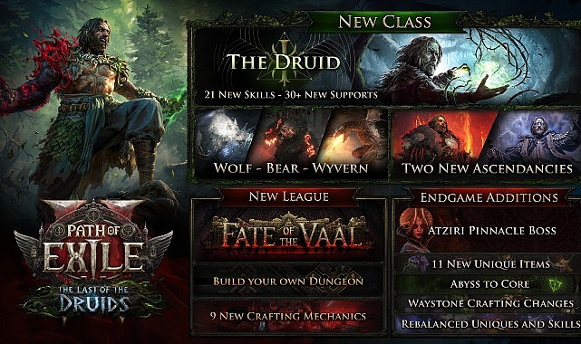 Path of Exile 2: The Last of the Druids ile 12 Aralık’ta içindeki vahşi ruhu serbest bırak!
