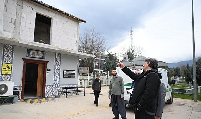 Başkan Kocaman’dan Cenaze Hizmetleri Binası’na İnceleme