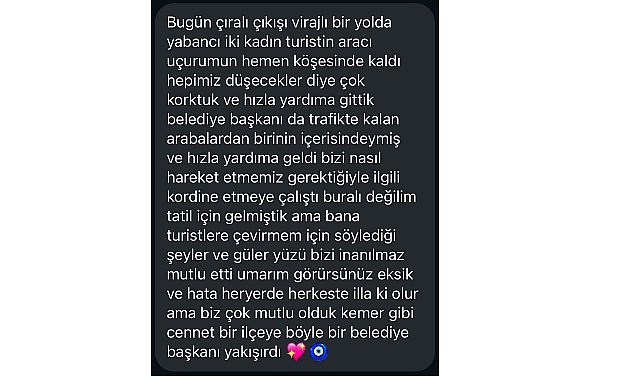 Başkan Topaloğlu’nun duyarlılığı takdir topladı