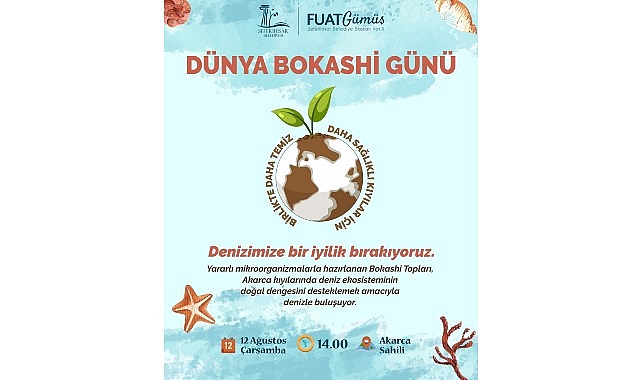 Seferihisar Belediyesi’nden denize iyilik: Bokashi topları Akarca’da denizle buluşuyor