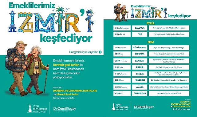 İzmir’in emeklileri kenti keşfetmeye devam ediyor