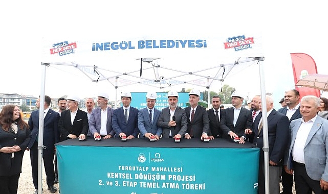 Turgutalp’te Kentsel Dönüşümün 2. Ve 3. Etaplarında Temel Atıldı