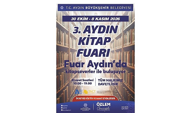 3. Aydın Kitap Fuarı, Fuar Aydın’da Başlıyor